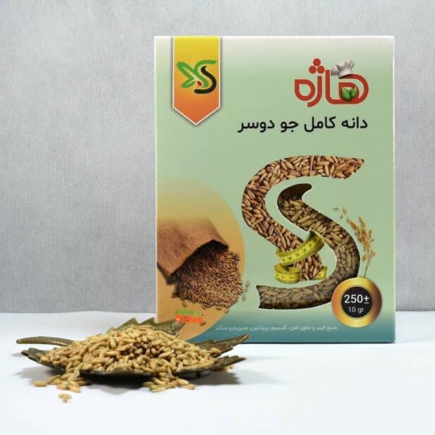 محصول لیبل دانه کامل جو دوسر هاژه